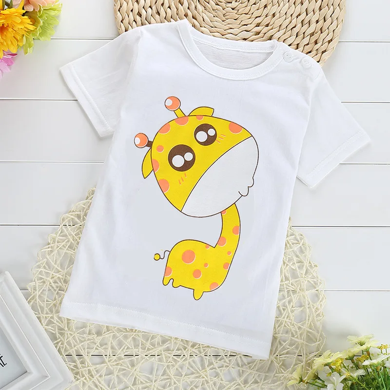 Распродажа! 1 предмет летняя футболка для мальчиков разных цветов детские белые