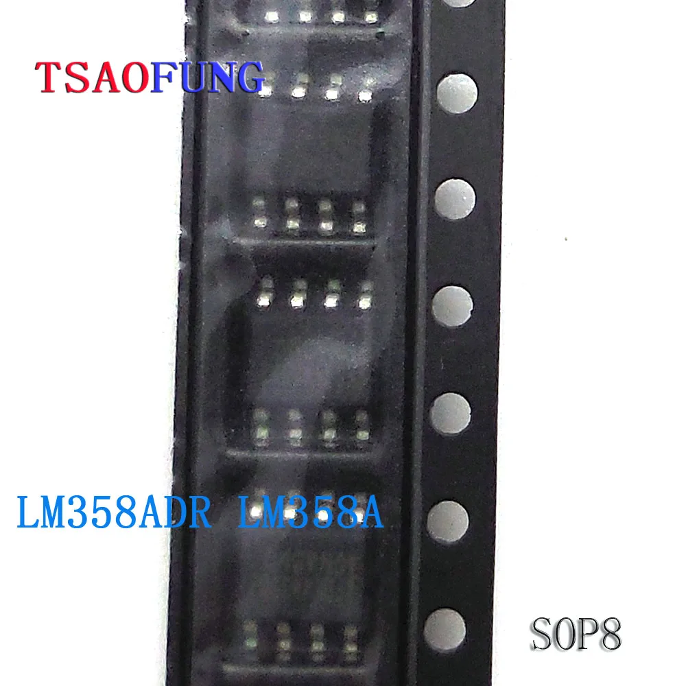 5 шт., интегральные схемы lm358адr LM358AD LM358A SOP8, электронные компоненты