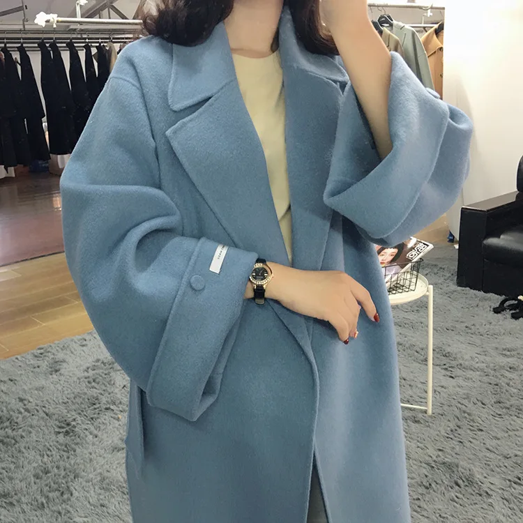 Новинка Зима 2020 роскошное модное шерстяное пальто ручной работы 90% элегантное