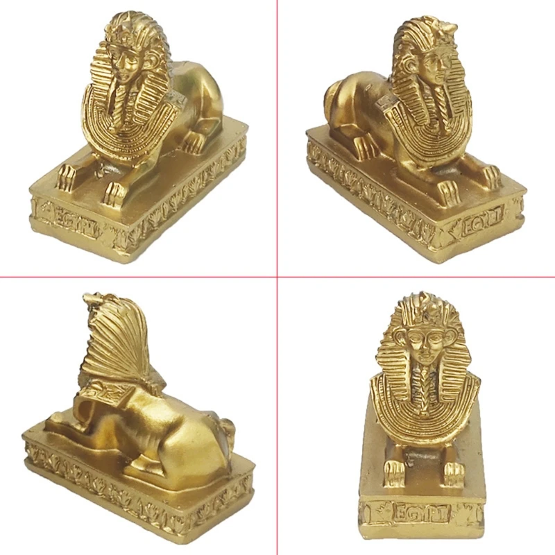 

2021 New DIY Egyptian Sphinx Resin Mold 3D Great Sphinx Face Resin Casting Silicone Mold