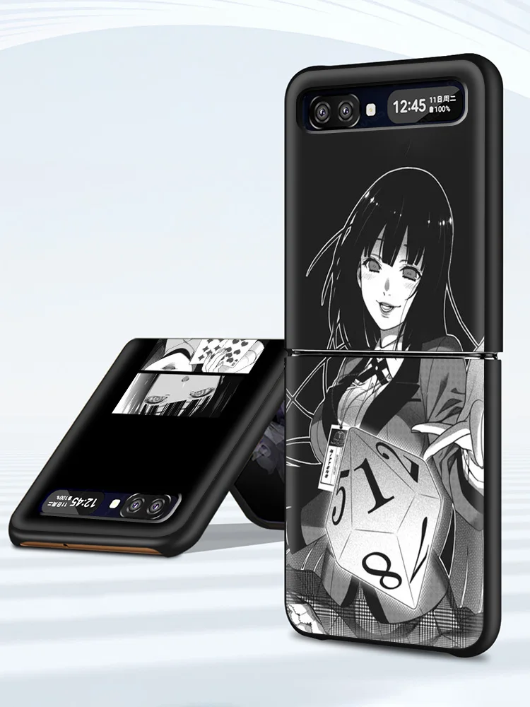

Kakegurui Phone Cover For Samsung Galaxy Z Flip Case Slim Hard PC Phone Cases For Galaxy Z Flip 5G Luxury Shell