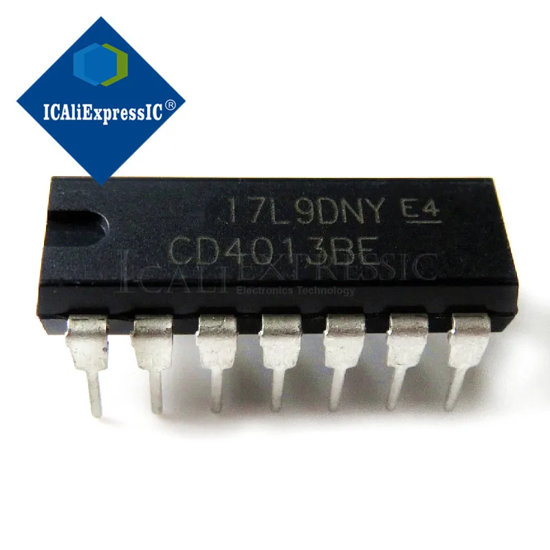 10 шт. CD4013BE CD4013BP CD4013 DIP14 DIP Новый оригинальный в наличии | Электронные компоненты и