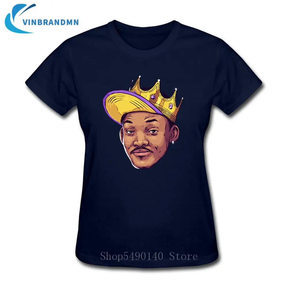 Женская футболка в стиле хип хоп Fresh Prince Bel Air хлопковая с коротким рукавом летнем