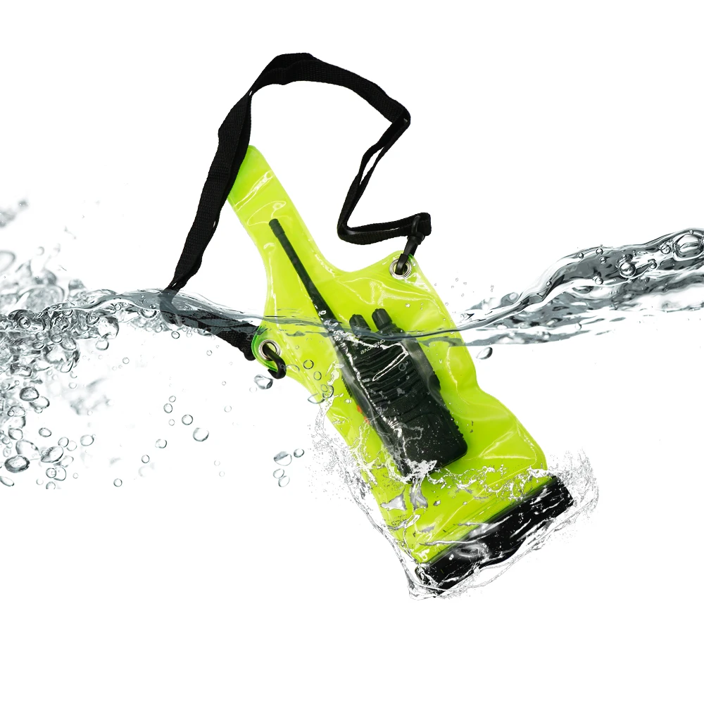 ip67 waterproof bag case pouch for motorola kenwood baofeng uv 5r uv 82 uv82 uv 9r plus bf 888s walkie talkie rainproof bag free global shipping