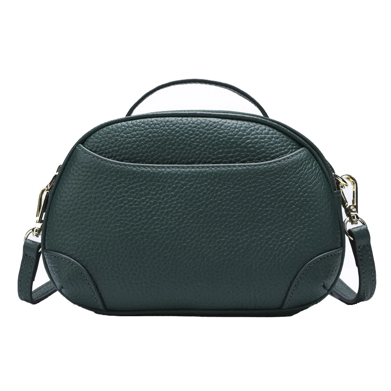 Модные маленькие женские сумки-мессенджеры из натуральной кожи повседневные