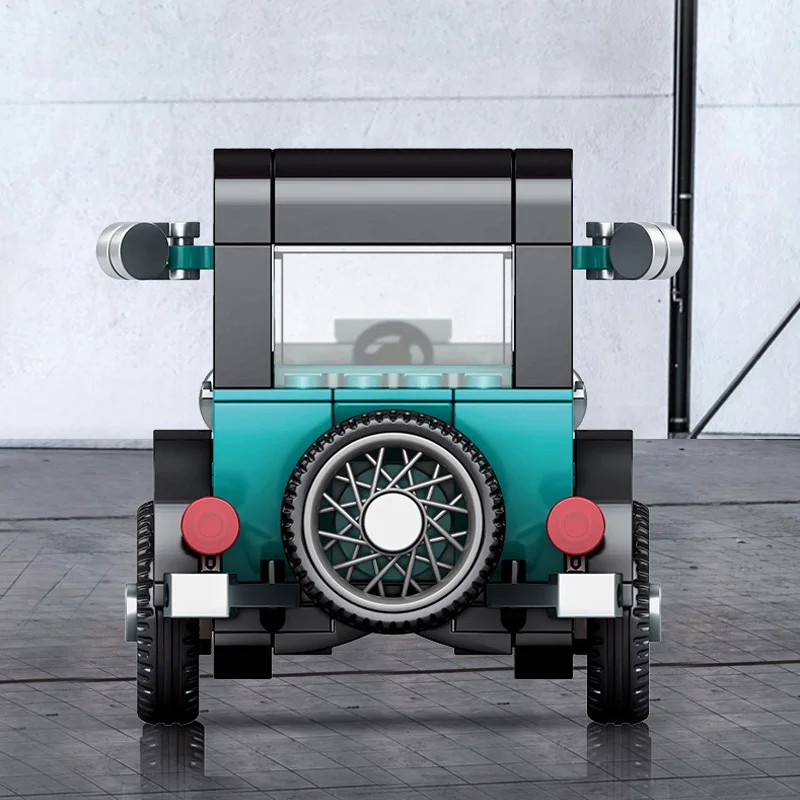 

High-Tech City Mechanical Classic Car MOC Model Bricks Vehicles Racing Car Speed Car Model Building Blocks Boy Toy Gift
