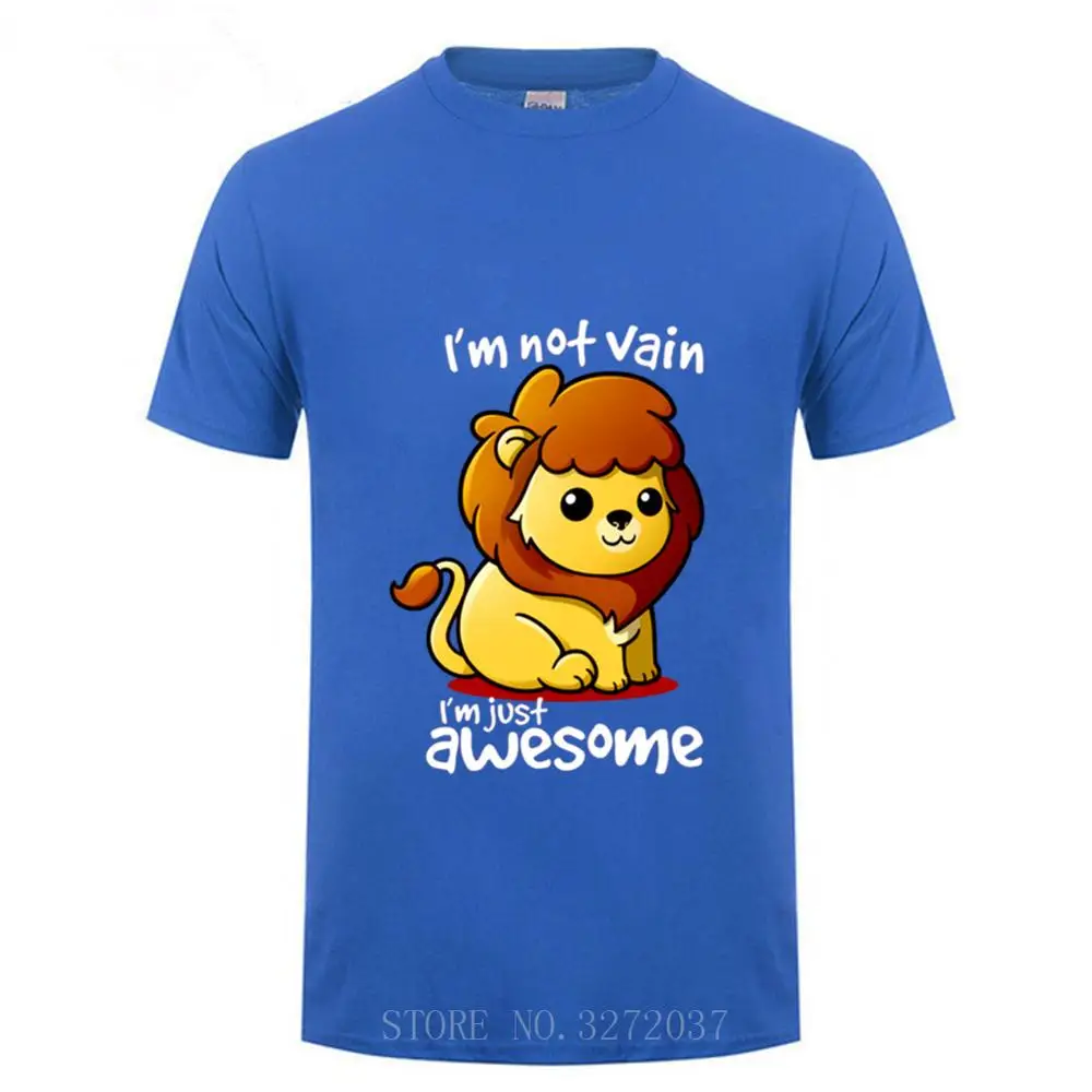 Лев Король пародия подростковые футболки 100% хлопок Мужчины мультфильм тройники