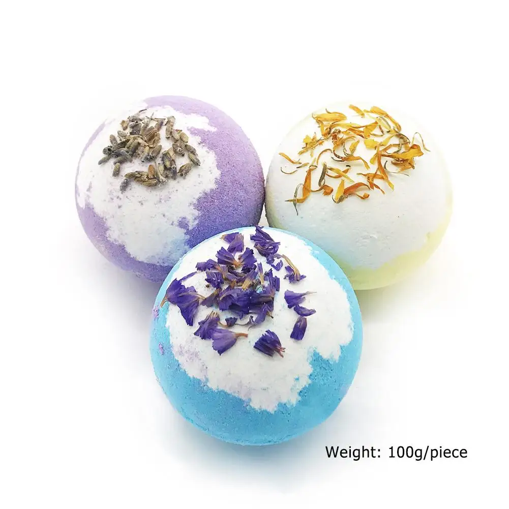 Цветочный увлажняющий флакон с пузырьками бомбой для ванны эфирное масло спа