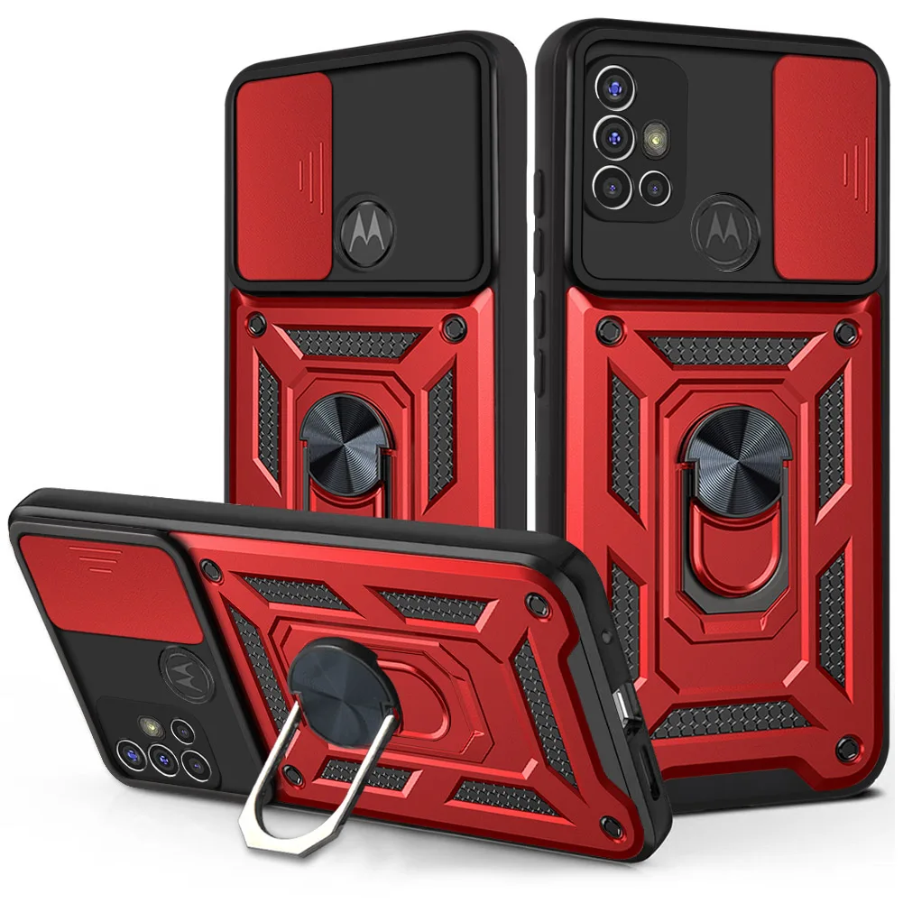 

For Moto G100 G30 G20 G60 G10 G50 Case Shockproof Armor Cover Moto G9 Plus Play Power G Stylus 5G 2021 Edge S Phone Holder Cases