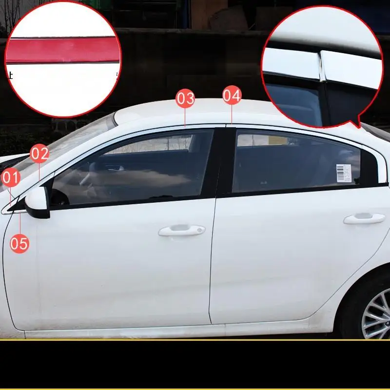 Декоративные модифицированные Automovil авто окна багажник задние панели внешние