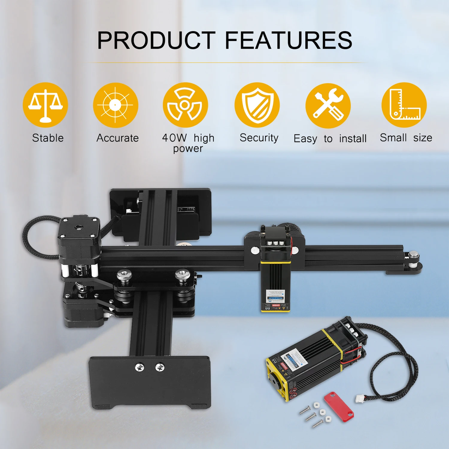 Лазерный гравировальный станок настольный лазерный мини-принтер портативный