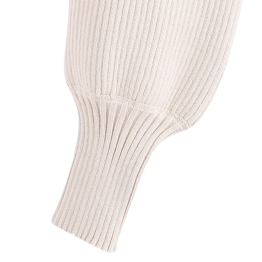 

ZAFUL Turtleneck Shrug Sweater Women Basic Short Knitted Tops Autumn Winter Long Sleeve Ladies Casual Pullover Crop Knitwear