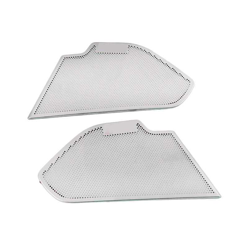 

For Audi A6 C8 A7 4KA 2018 2019 Car Styling Door Loudspeaker Sound Chrome Speaker Cover Trim Frame Sticker Interior Accessories