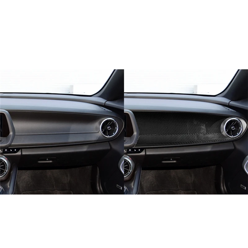 

Car Accessories Interior Decoration For Chevrolet Camaro 2017-19 Carbon Fiber Interior Co-pilot Position Trim Cover