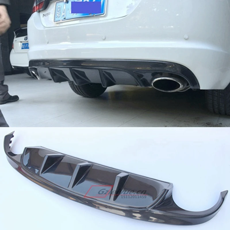 Для Jaguar XF 2012.2013. задний спойлер из углеродного волокна высокого качества авто бампер диффузор модификация автомобиля