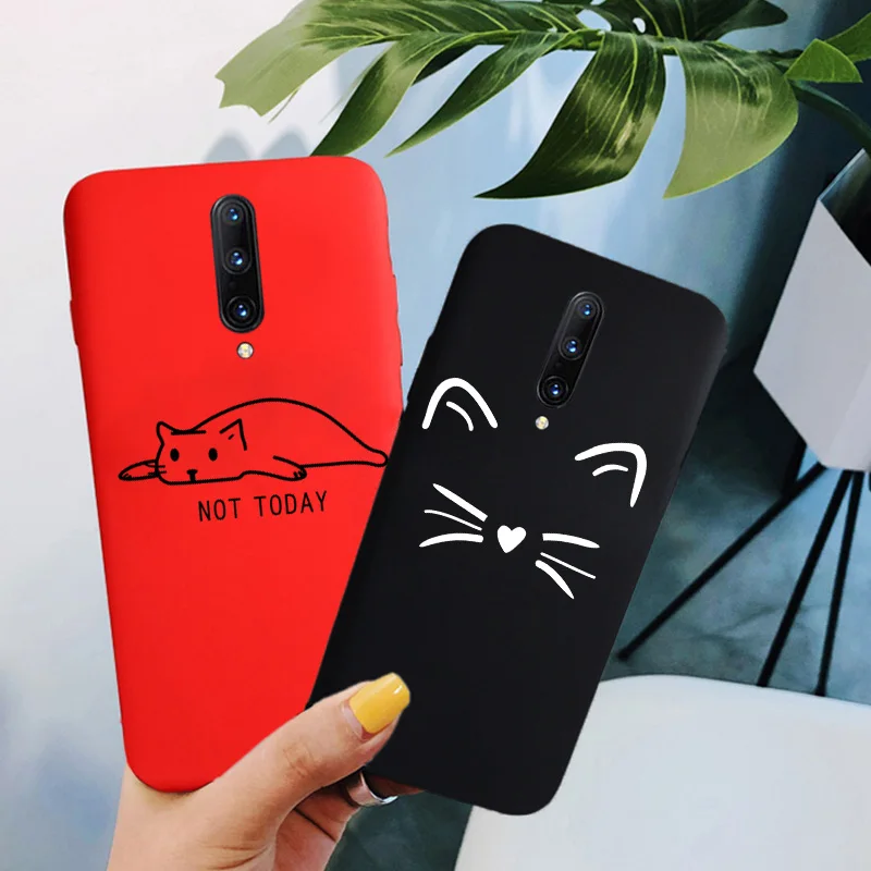 Чехол DIY для OnePlus 7 Pro чехол с милым котом мягкий карамельный цвет Oneplus 7T 6 6T s One Plus 7Pro