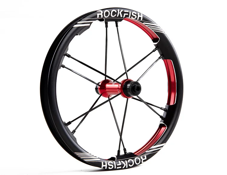 Нажимная велосипедная колесная набор с выемкой Rockfish R6 детский велосипед 85 90 95 мм CNC алюминиевый сплав 12 дюймов