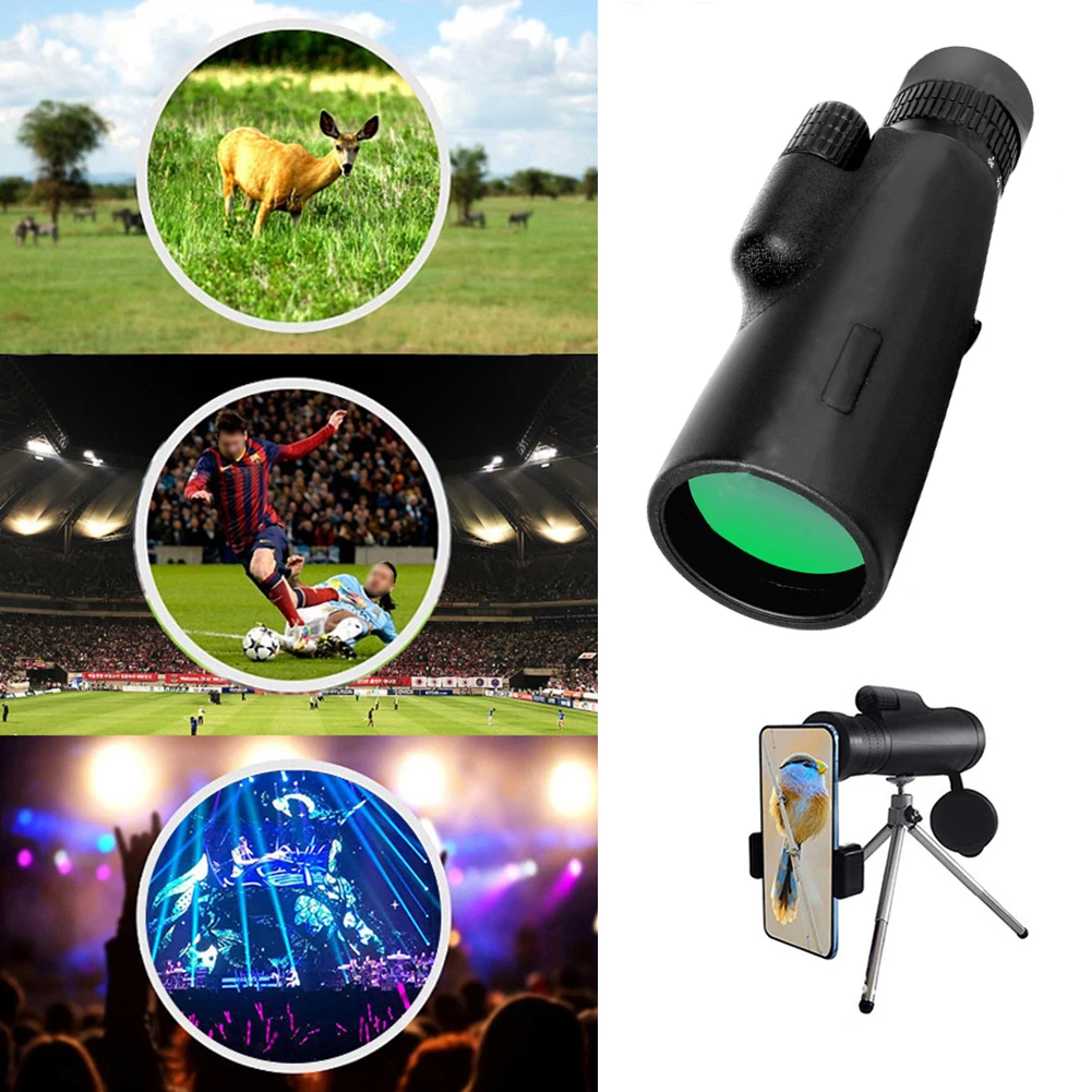 

10-30x50 Zoom Monocular High Power Night Vision Monocular Scope BAK4 Prism for Bird Watching Hunting Traveling Concert