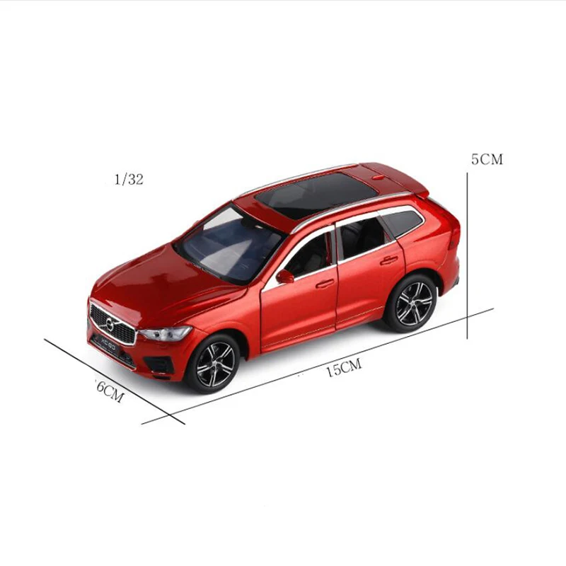 Коллекционная модель внедорожника XC60 из сплава 1/32 игрушечный автомобиль со