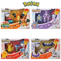 genuine original box pokemon figures elf ball model pikachu lunala charizard action figure toys for boy birthday gift