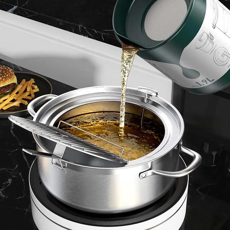 304 фритюрница из нержавеющей стали премикс для мелкие бытовые с двумя решетками