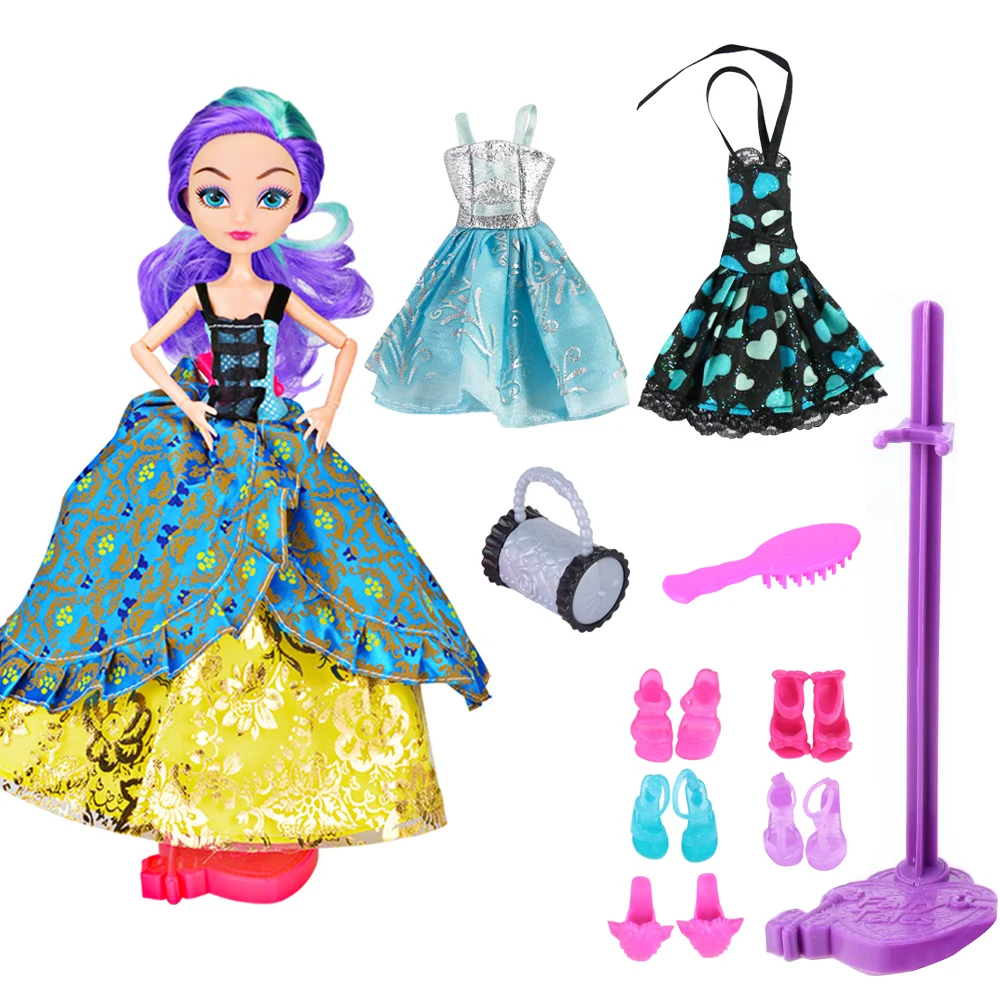 30 см кукла Ever After High с 10 подарками игрушки для девочек шарнирное тело дети сделай