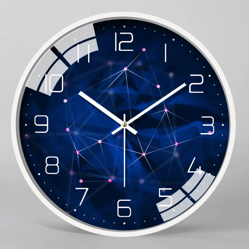

Modern minimalist mute wall clock living room bedroom clock wall hanging home atmospheric quartz clock