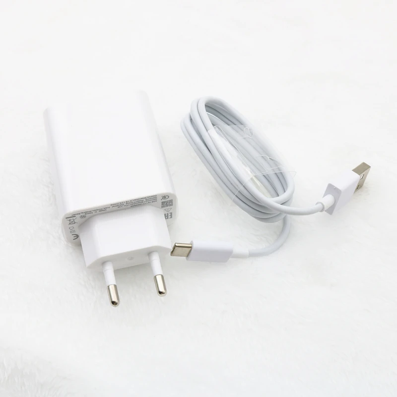 Usb быстрое зарядное устройство XIAOMI 27 Вт QC4.0 турбо-адаптер для зарядки кабель Type-C