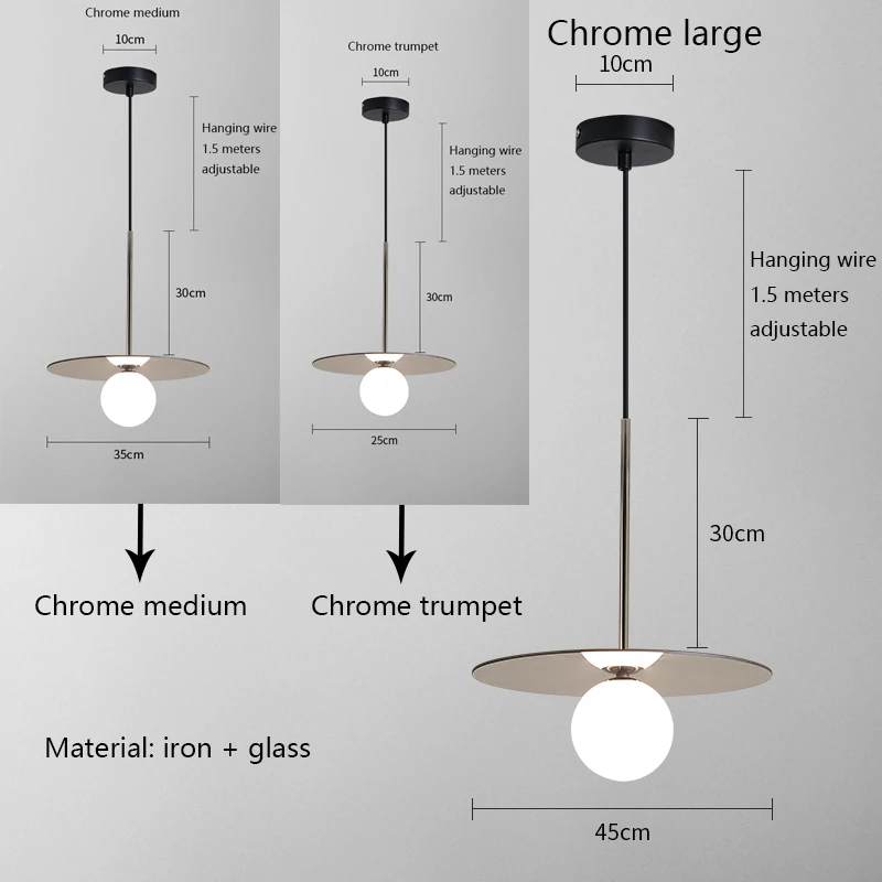 Современные стеклянные шаровые подвесные светильники светодиодный подвесной