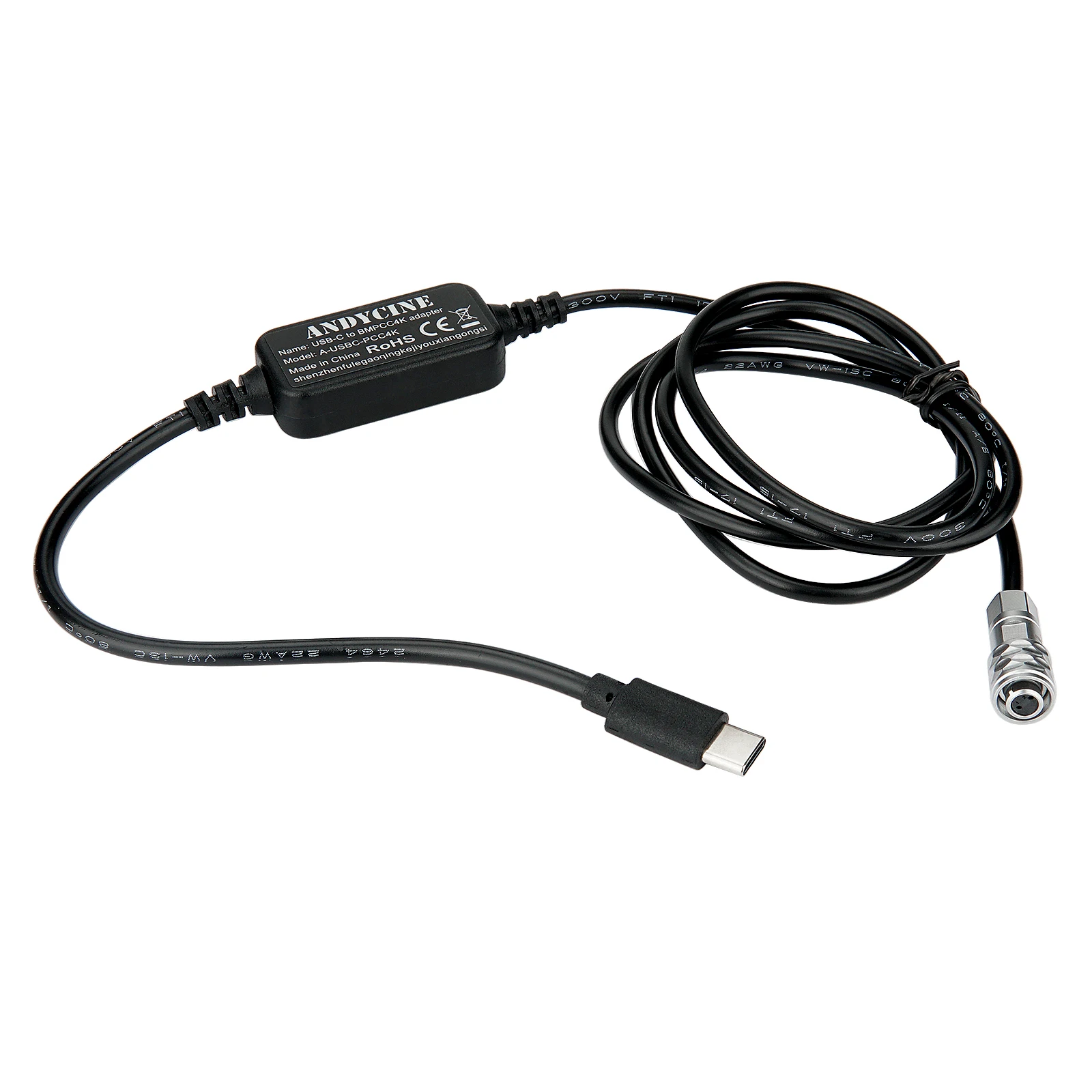 Cabo de Alimentação para Alimentação para Câmera Bmpcc e Qualquer Bmpcc Tipo-c pd Dispositivo Usb-c 4k & 6k Usb
