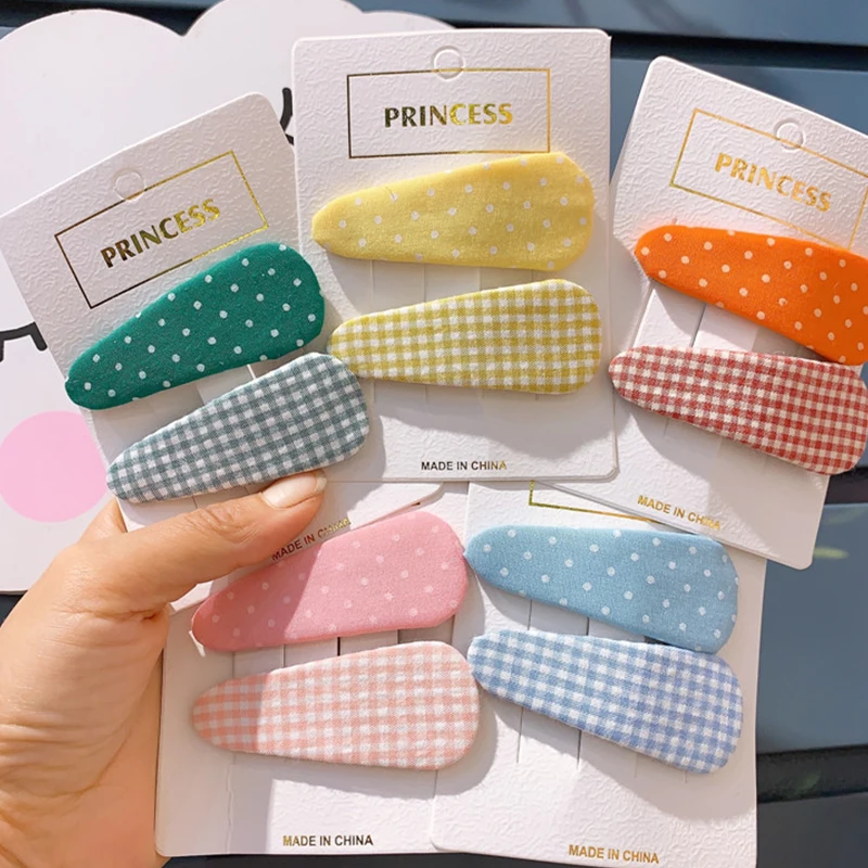 

Боковые зажимы в горошек для детей, 1 пара