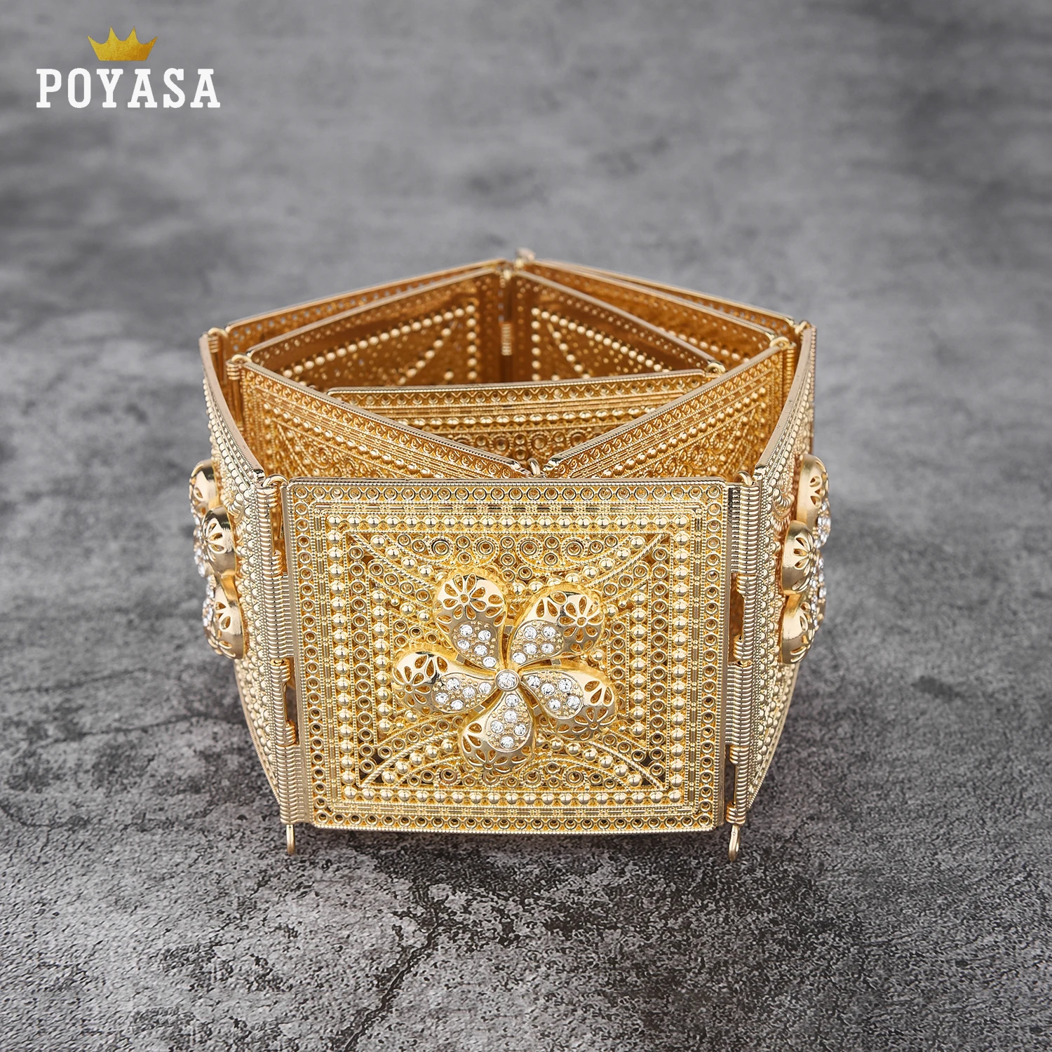 Бесплатная доставка марокканский Блестящий квадратный кафтан Свадебный Золотой