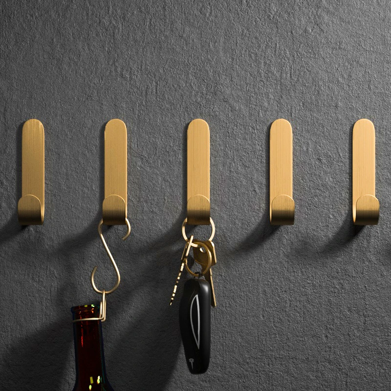 Латунный крючок Fypo Золотой для полотенца ванной одежды спальни халата настенный