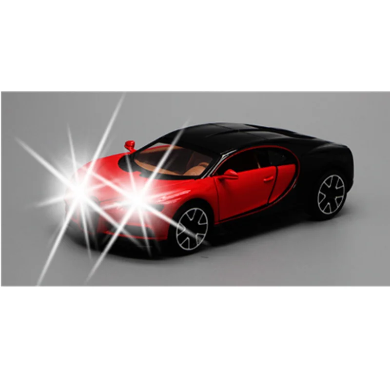 Коллекция 1:32 металлический сплав откатная модель Sportscar Bugatti Veyron 14 см литая