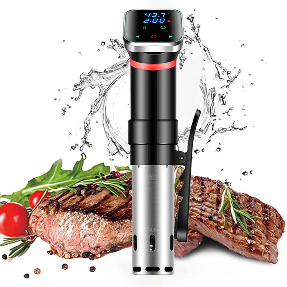

waterproof kitchen, touch screen and precise temperature and time control, immersion circulator, precision bar for cooking