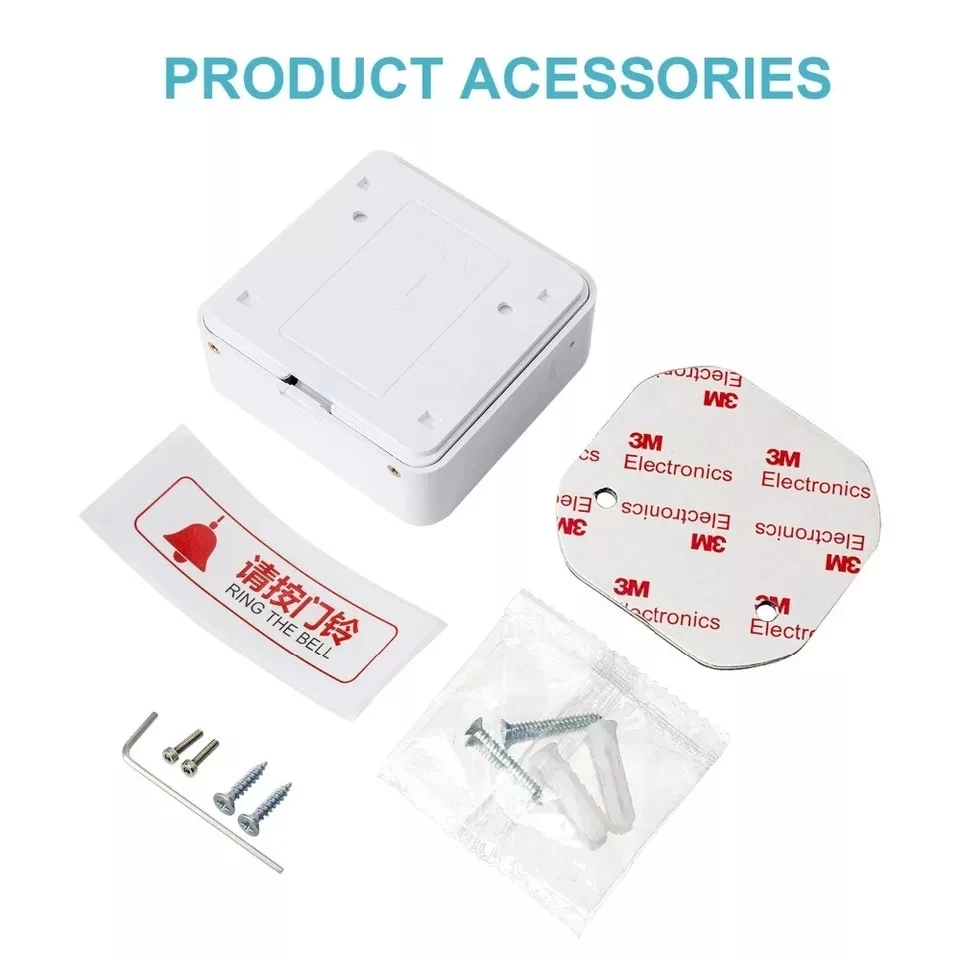 Беспроводной дверной звонок Proker с камерой безопасности видеодомофон Wi Fi