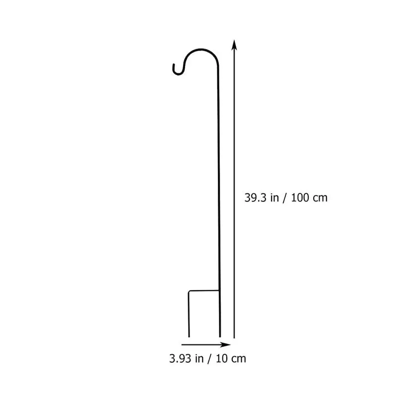 

Garden Iron Insert Flag Pole Holder Outdoor Yard Flags Stand Hook Plunger Banner Holder Flowerpot Hanger Lantern Hook