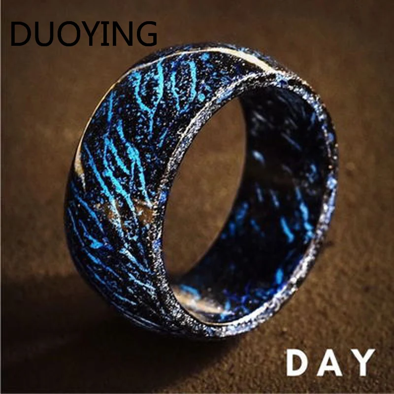 HIYONG 2019 New Design Luminous Rings Fashion Ring Hip-Hop Glowing In The Dark Engagement For Women Men Jewelry | Украшения и