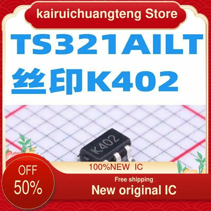 

(1 шт.) TS321AILT K402 SOT23-5 новый оригинальный IC