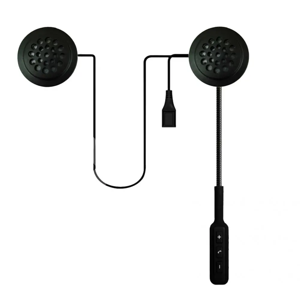 

Compact Bluetooth-compatible 4.0 Ergonomic Interphone Headset Portable Helmet Headphone Widely Applicable for Autobike