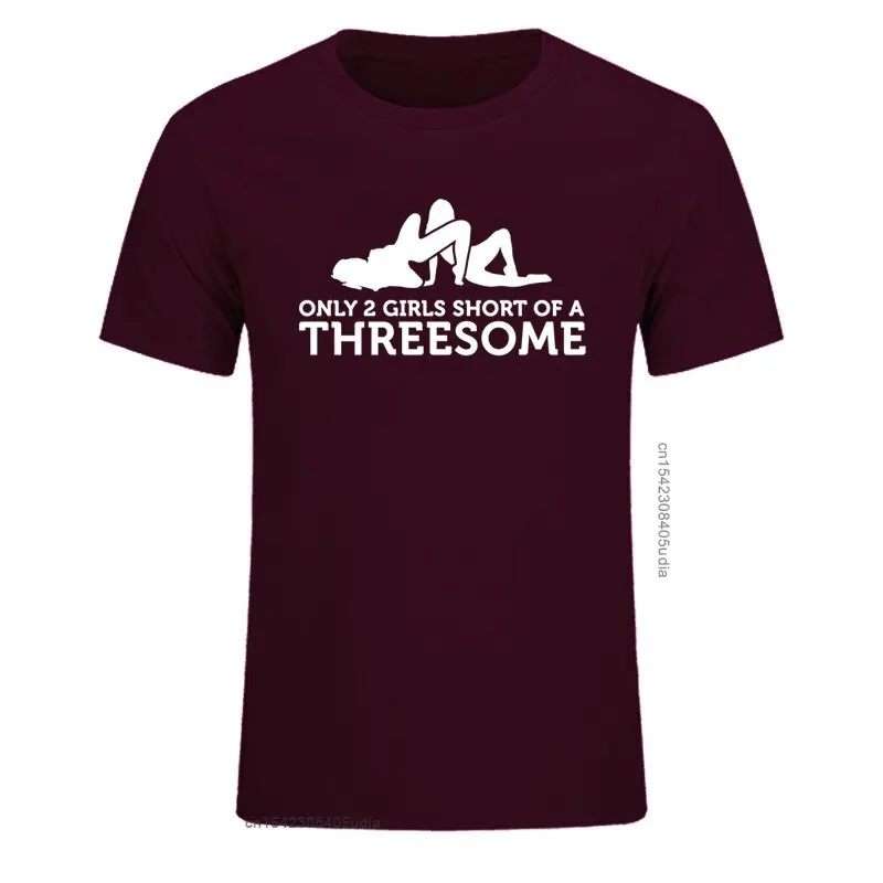 I Miss Threesome Sexy T Shirt New Style Tee Shirt for Men O-Neck Natural Standard Crazy Hip Hop Leisure Hipster Male Retro