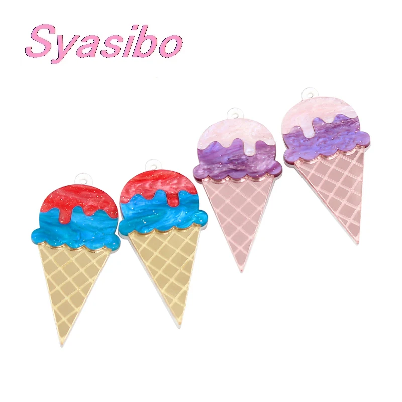 

1 пара, акриловый волшебный мороженое для ювелирных изделий