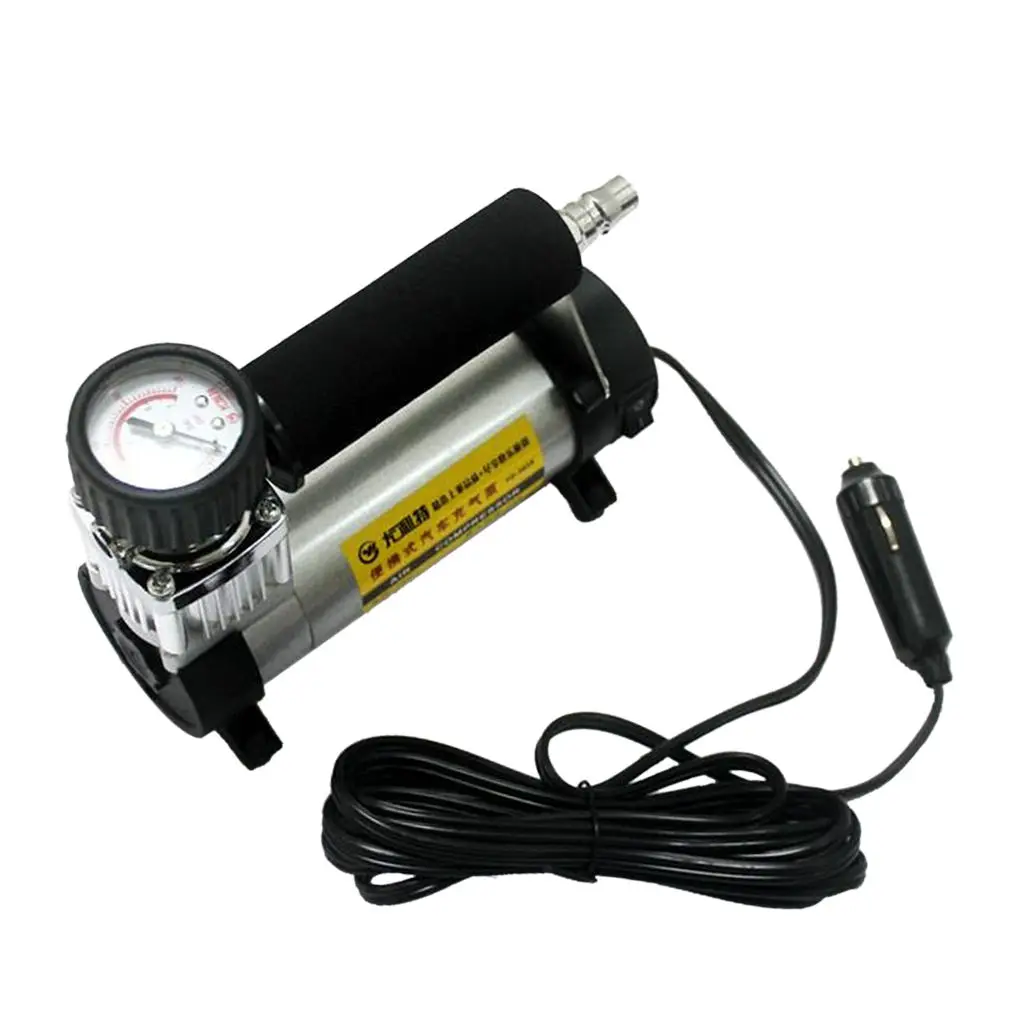 

Electric Car Inflatable Tire Pump Air Compressor Tyre Pressure Monitor 150W