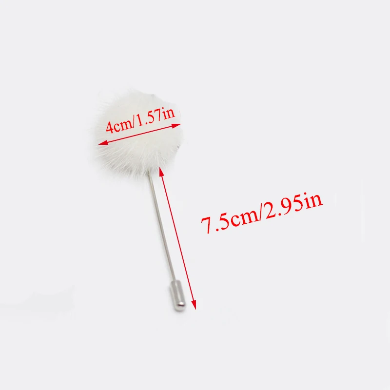 

New Cute Charm Brooch Pins For Women Korean Fur Pompom Ball Piercing Lapel Brooches Collar Jewelry Gift Korean Cute Charm