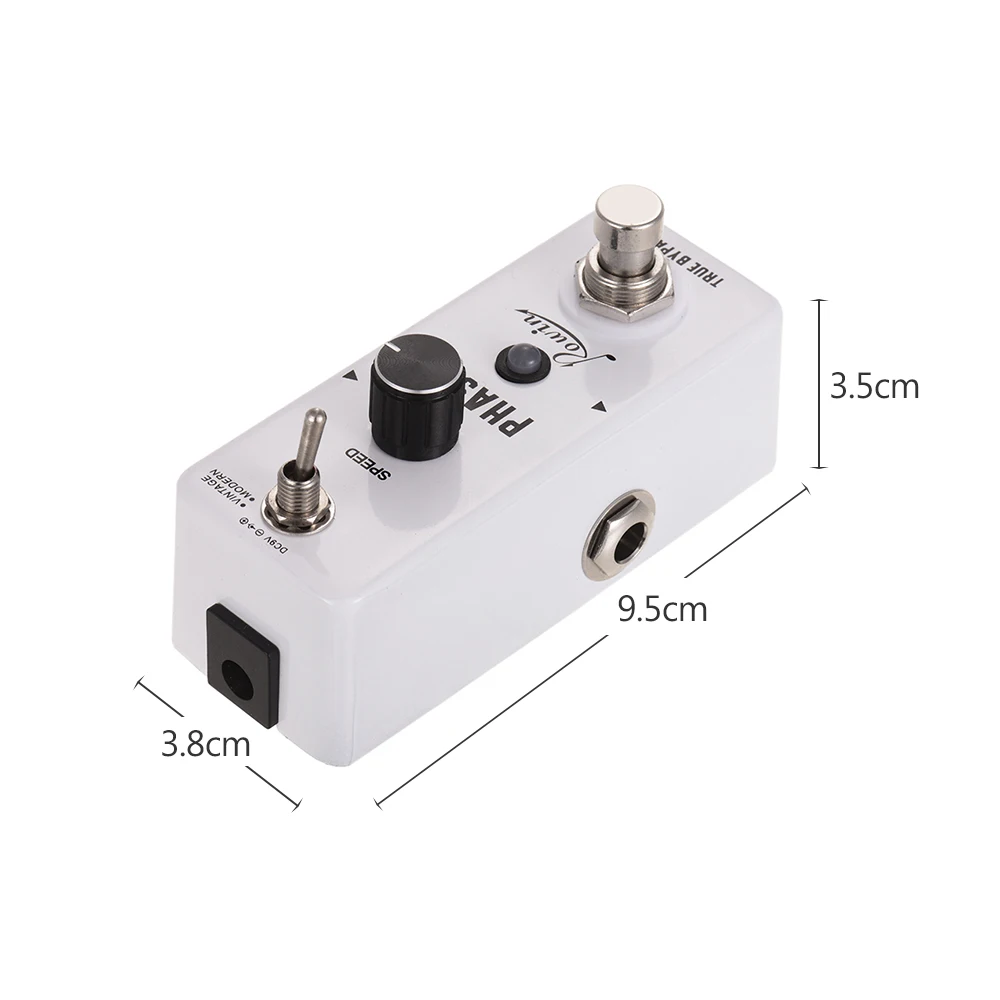 Rowin мини электрический эффект педаль для гитары Vibe Ture Bypass аналоговый поворотный