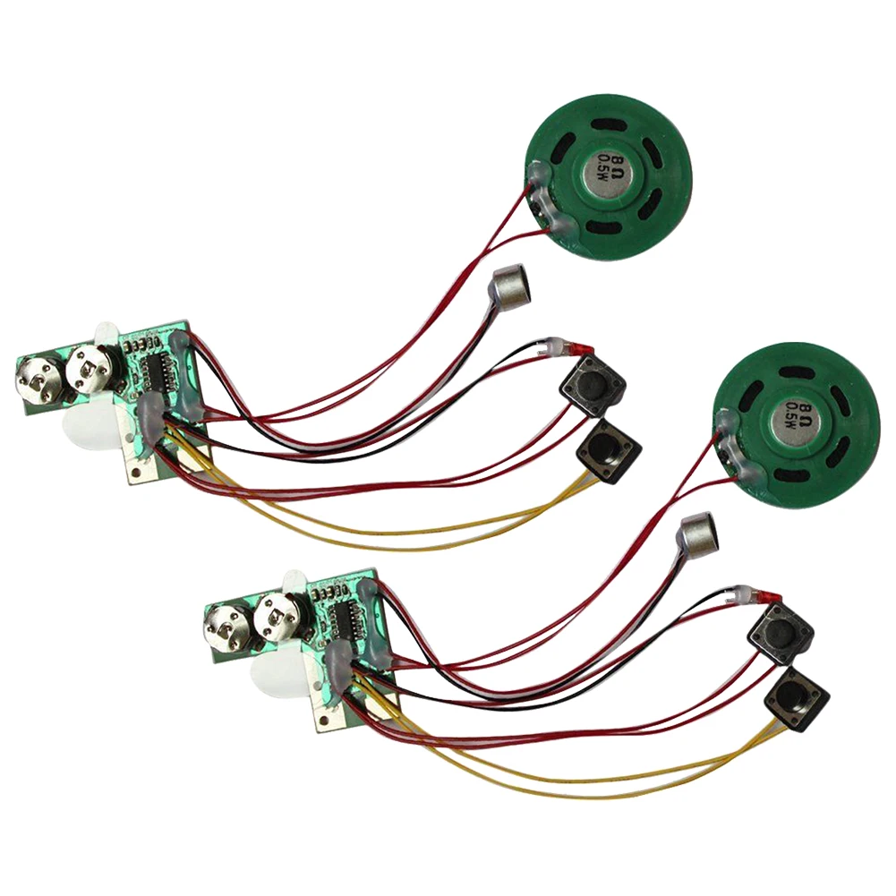 2 шт. простой в эксплуатации голосовой модуль с динамиком музыкальный на