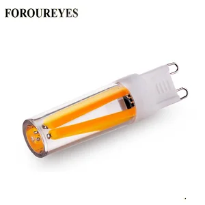 Светодиодная лампа G9, 110 В, 220 В, 2 Вт, 4 Вт, лампа COB, Замена 30 Вт, 40 Вт, галогенсветильник ПА для люстры, бесплатная доставка