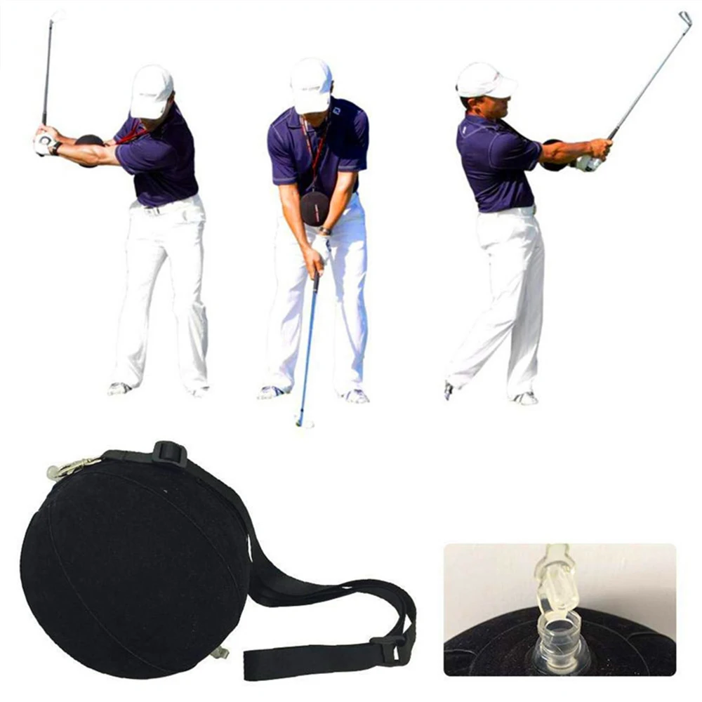 

Golf Posture Correction Golf Swing Assistant 15cm Black Strong Action Correction Device Swing Practice Stick