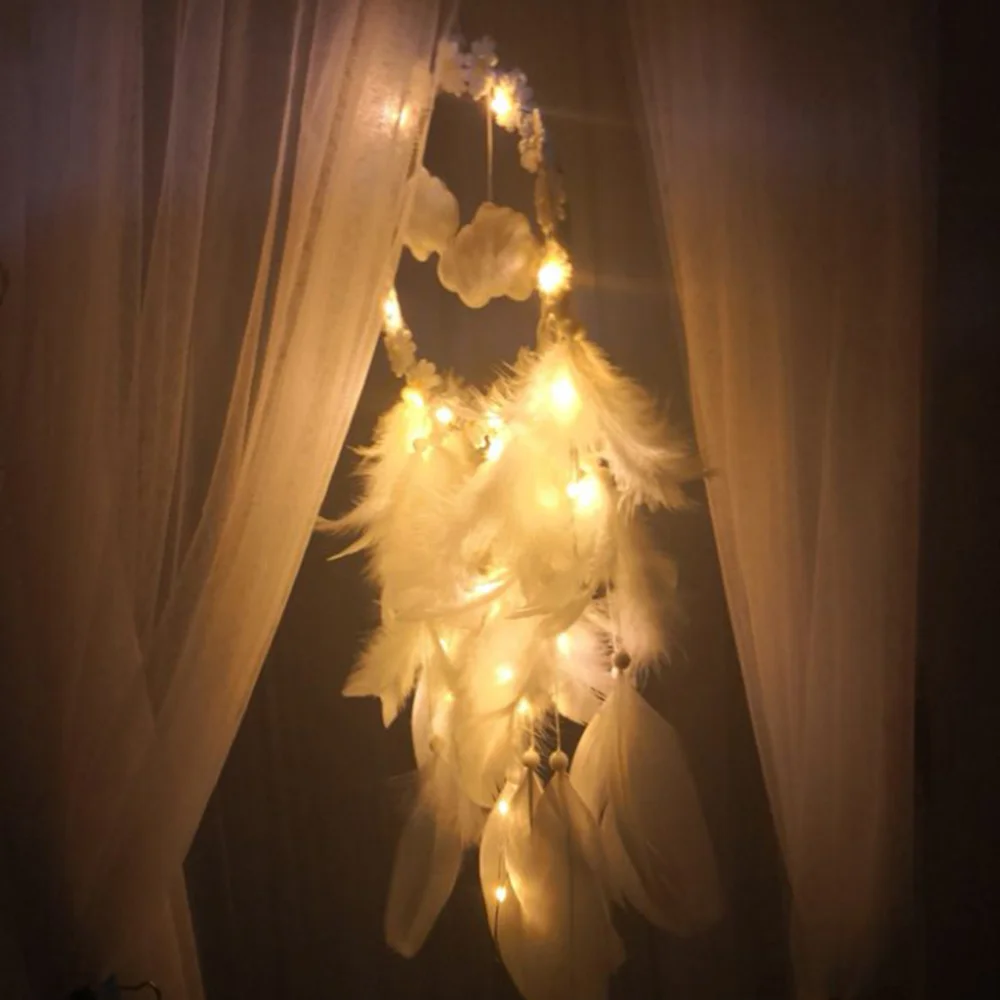 С возможностью креативного самостоятельного выбора между белые перья Samll цветок