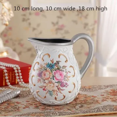 style 12 Керамическая ваза для лица, креативные изделия в скандинавском стиле, украшение стола для дома, современные цветы - Цвет: style 12